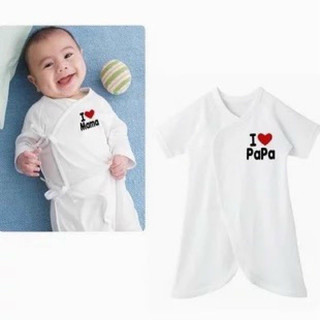 Body cotton I Love papa, mama cho bé - phụ kiện cho bé
