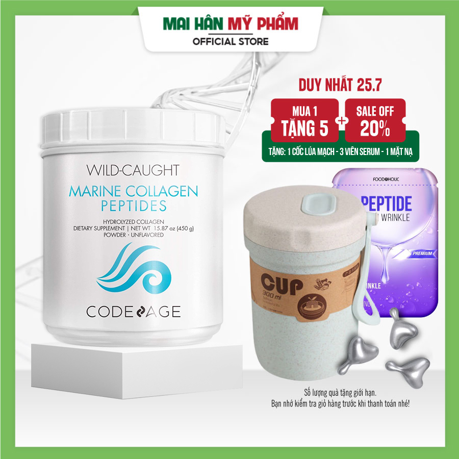 Collagen peptide Codeage có tác dụng gì cho làn da và tóc?
