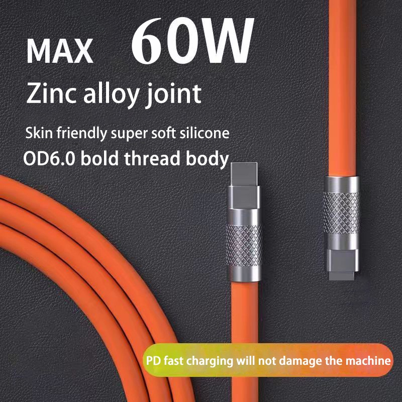 Dây sạc điện thoại Type C - type C, sạc nhanh 66W cho điện thoại Samsung, Xiaomi, Oppo, Laptop, Macbook, dây dài 2m