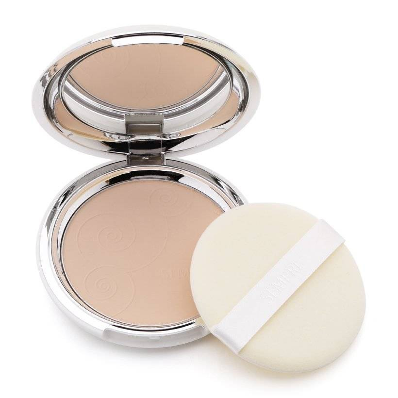 Ảnh Phấn phủ dạng nén siêu mịn Geo Sempre Happy & Please Pact#01(màu trắng hồng),#02(màu tự nhiên) 2