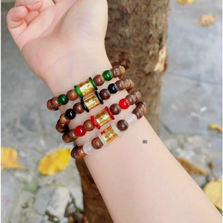 Vòng tay bằng trầm hương tốc thường 8mm , mix lu thống đủ màu,giành cho nữ, siêu dễ thương, siêu đẹp.