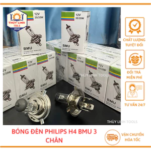 Bóng đèn Halogen BMU chân H4 35w 3 chân siêu sáng THÙY LINH TOOLS