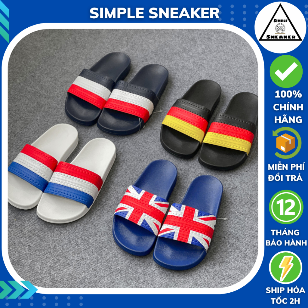 Dep Adidas Italy C c Ch ng N c Chinh Hang SIMPLE SNEAKER Adilette Slide Germany Made In Italy G55381 Dep Quai Ngang