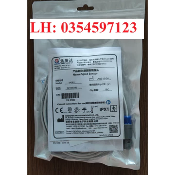 Dây cảm biến đo SpO2 tương thích Monitor Nihon Kohden | loại chân tròn 9 PINS