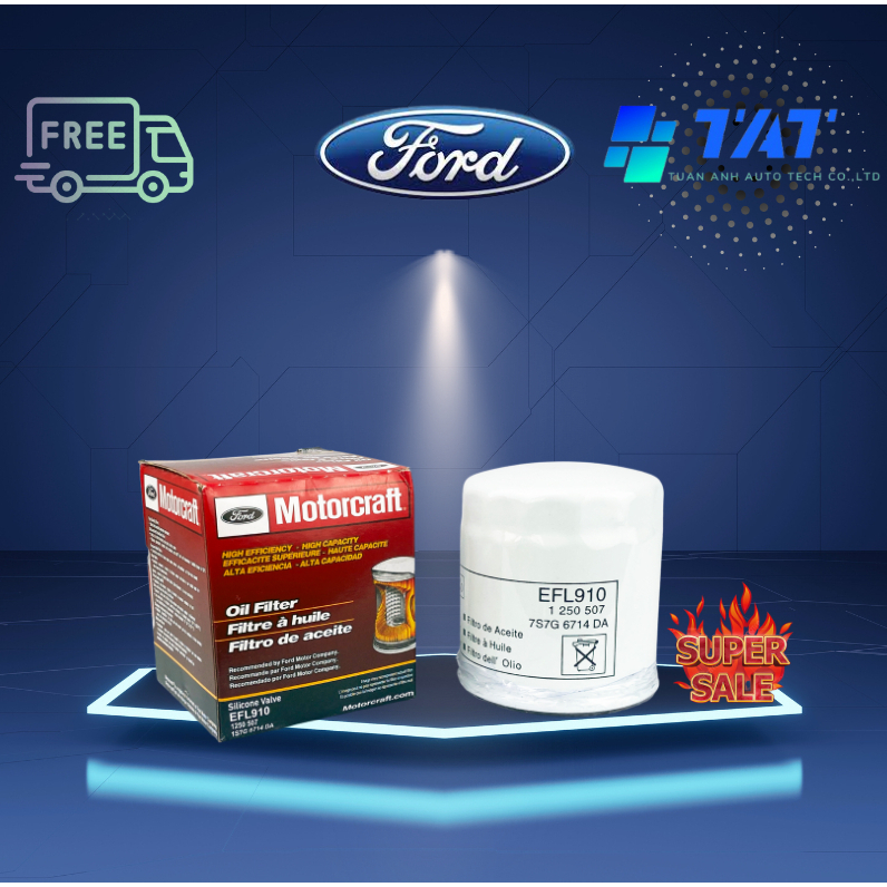 Lọc dầu động cơ Ford Focus/Fiesta (EFL910) | Shopee Việt Nam