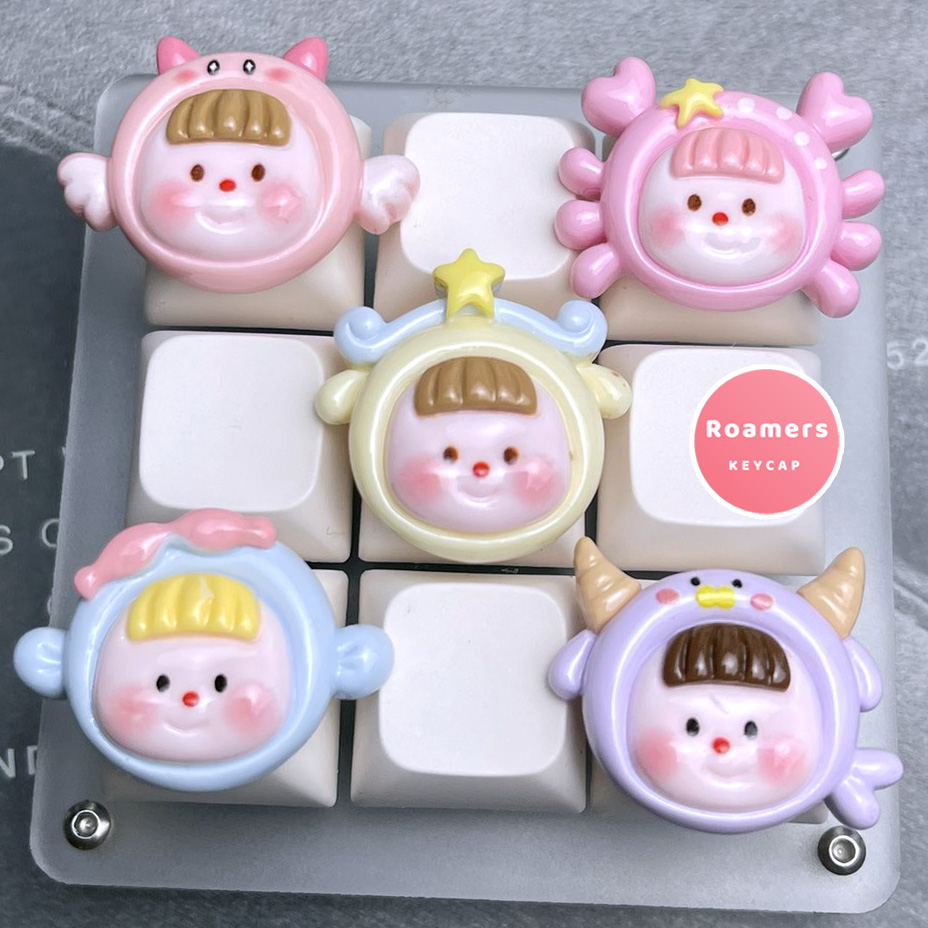 Keycap 12 Cung Hoàng Đạo Siêu Hiếm Nút Bàn Phím Cơ PBT | Shopee Việt Nam