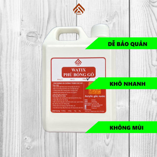 Sơn Watix Phủ Bóng 5L Chống Thấm, Chống Rêu Mốc, Tia Uv, Bảo Vệ Gỗ