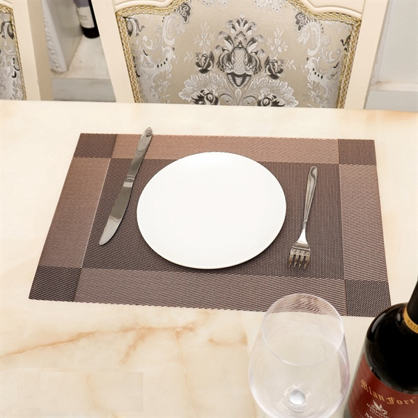 Combo 3 Tấm Lót Bàn Ăn Cao Cấp Placemat PVC Phong Cách Châu Âu Sang Trọng