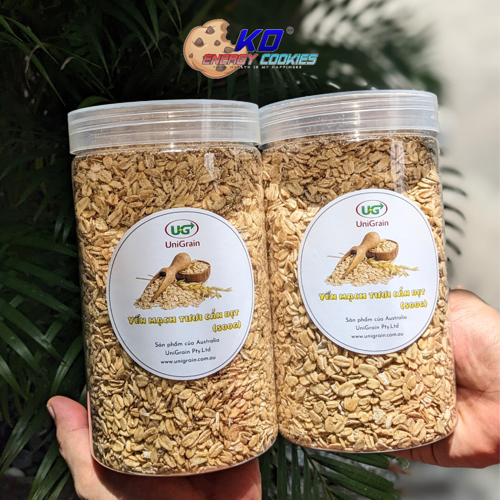 Yến mạch nguyên chất Úc UniGrain của KD Healthy Food 500g/ hộp