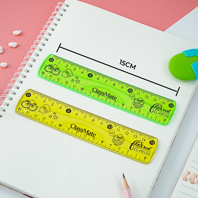 Thước Dẻo CLASSMATE Chất Liệu Nhựa Dẻo Cao Cấp CL-FR150/FR200/FR300