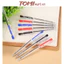 Bút Bi Bấm Ngòi 0.7mm Mực Xanh Đen Đỏ TOMI 123