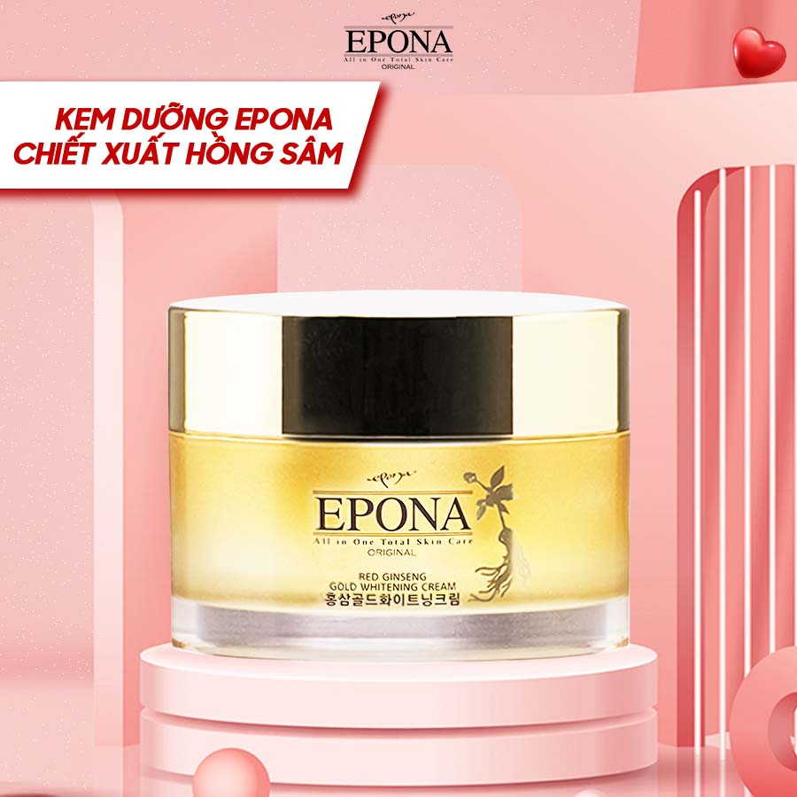 Kem Dưỡng Trắng Da Toàn Diện Epona All In One Total Skin Care 50ml 