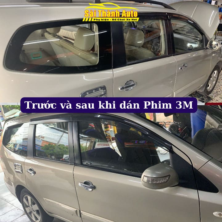 Phim cách nhiệt ô tô đen khói dán kính chống nắng dán mọi loại xe cản 99%  UV chống nhìn trộm