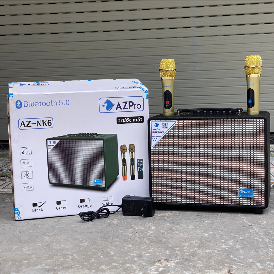 Loa Xách Tay Karaoke AZPro AZ NK8 Cao Cấp - loa kẹo kéo - loa karaoke mini  - Loa karaoke bluetooth Công Suất 200W | Shopee Việt Nam