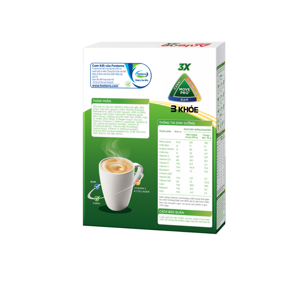 Ảnh Sữa Bột Anlene Cà phê hộp 280g 3