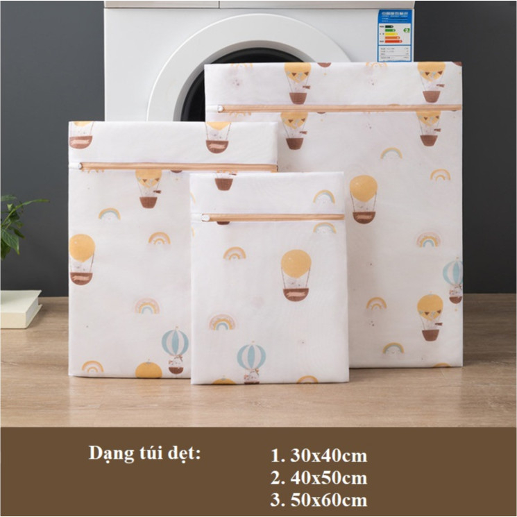 Túi lưới giặt đồ cho máy giặt bảo vệ quần áo tránh xù lông, đặc biệt đồ lót, áo ngực