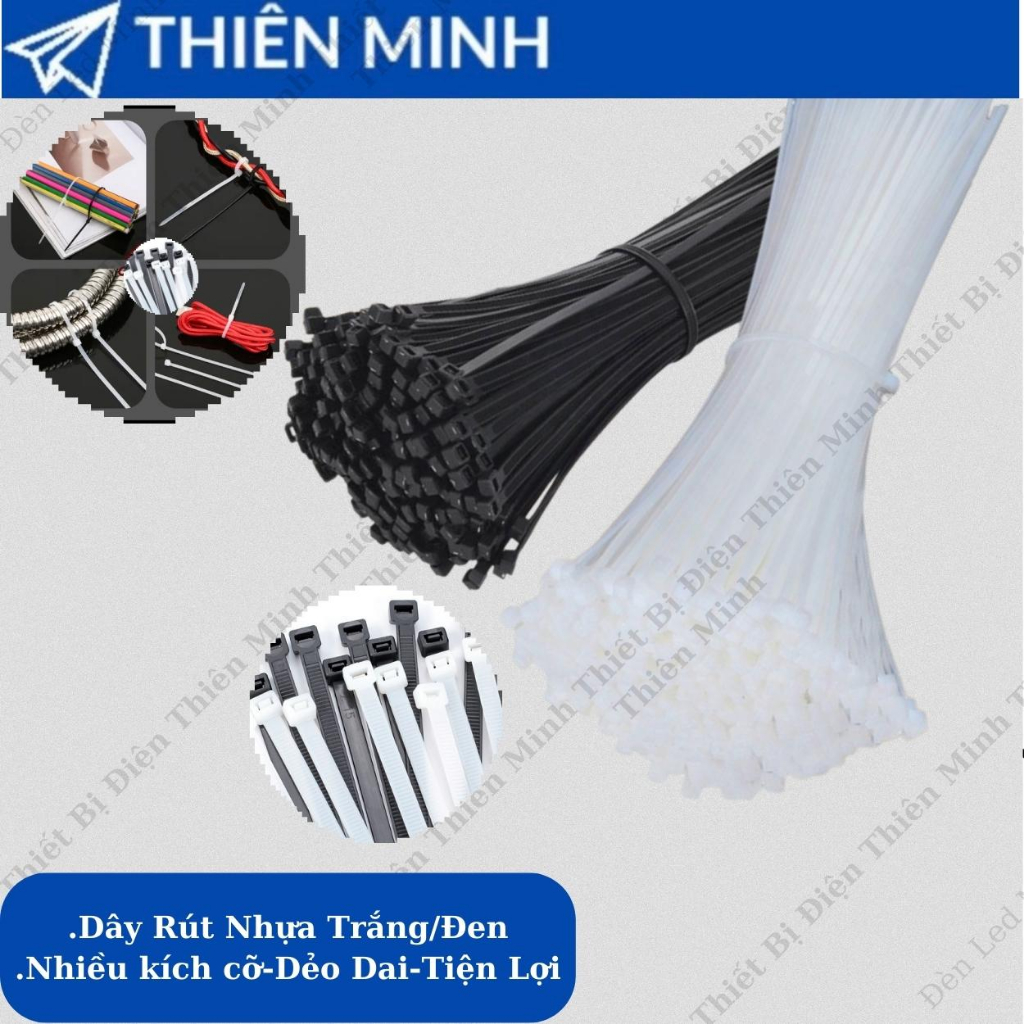 [Combo 3 bịt] Dây Rút Nhựa Nhiều Kích Cỡ Siêu Rẻ Bảng nhỏ (bịt 70 sợi ...