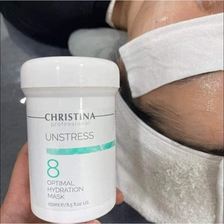 Mặt nạ Christina Unstress 8 Optimal Hydration Mask cấp ẩm, phục hồi, dịu da tức thì