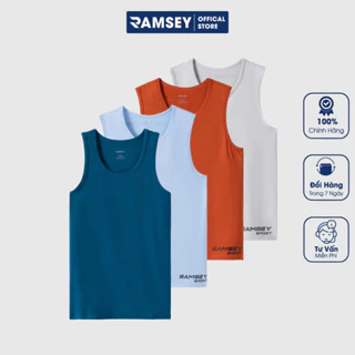 Áo Ba Lỗ Nam Tank Top Thể Thao Vận Động, Tập Gym, Chạy Bộ Ramsey RTT 201