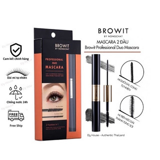 Mascara 2 Đầu Nongchat Browit Professional Duo Mascara 4g