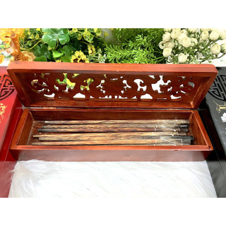 Hộp Gỗ Đựng Đũa Sang Trong Cao Cấp loại lớn ( Gỗ Gõ , Cẩm Lai )