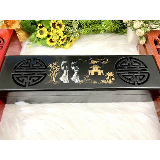 Hộp Gỗ Đựng Đũa Sang Trong Cao Cấp loại lớn ( Gỗ Gõ , Cẩm Lai )