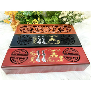 Hộp Gỗ Đựng Đũa Sang Trong Cao Cấp loại lớn ( Gỗ Gõ , Cẩm Lai )