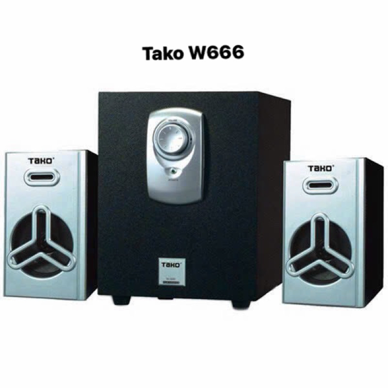 Loa vi tính Tako W666 2.1 âm thanh siêu hay chống trễ | Shopee Việt Nam