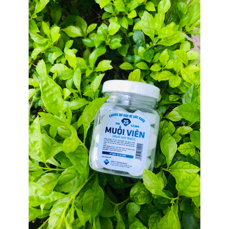 MUỐI VIÊN NÉN NACL 10 Lọ (Mỗi lọ 25 viên) | Shopee Việt Nam