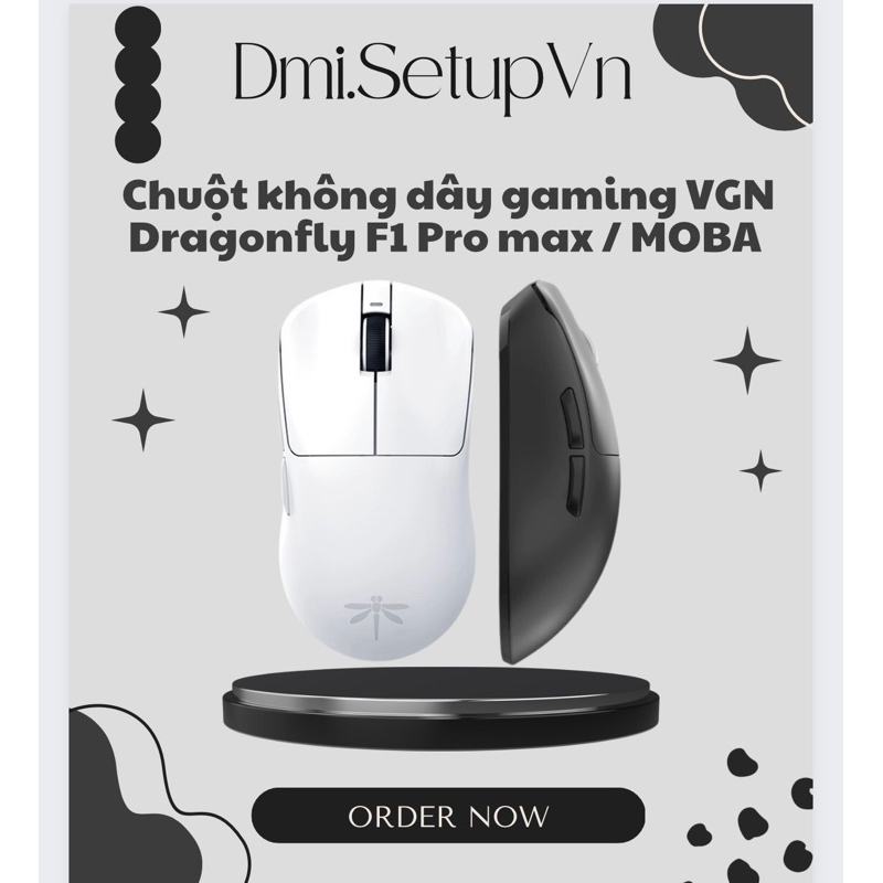 🔥[HOẢ TỐC] CHUỘT VGN F1 / F2 SERIES – NORDIC 52840 – TUYỂN THỦ – STREAMER  / TẶNG KÈM GRIPTAPE