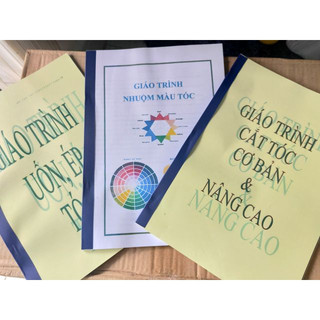 BỘ CẨM NANG NGÀNH TÓC UỐN - ÉP - NHUỘM - CẮT ĐẦY ĐỦ KIẾN THỨC