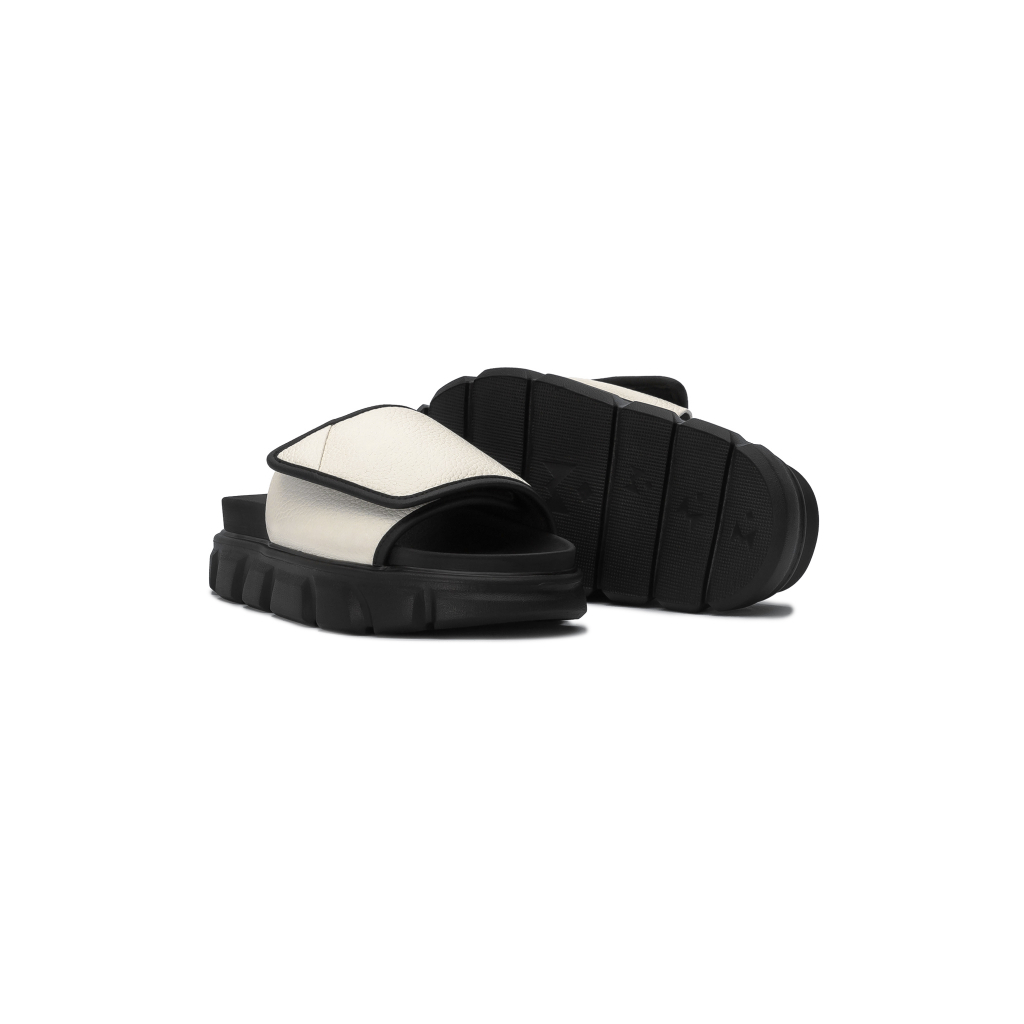 Ảnh Dép Nam Nữ Tăng Chiều Cao THE SEAN WOLF SLIDE SANDAL V2 - CREAM WHITE 3