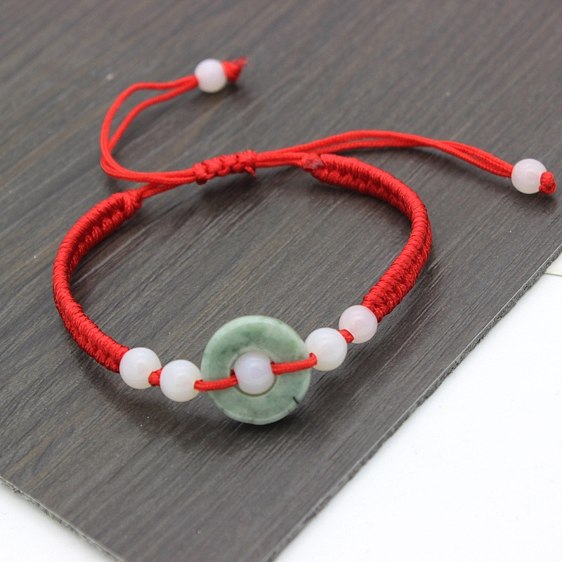 Vòng tay dây chỉ đỏ Hàn Quốc handmade may mắn phong thủy