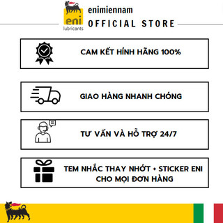(Nhập khẩu) Combo Eni Scooter MA2 5W40 1.2L + 3 Nhớt Lap Eni Bike Tec 80W90 120ml