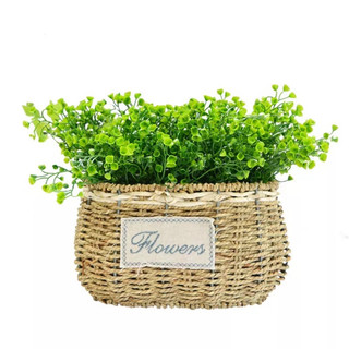 Cụm điểm lá mềm , điểm chuông decor - Hoa cỏ giả