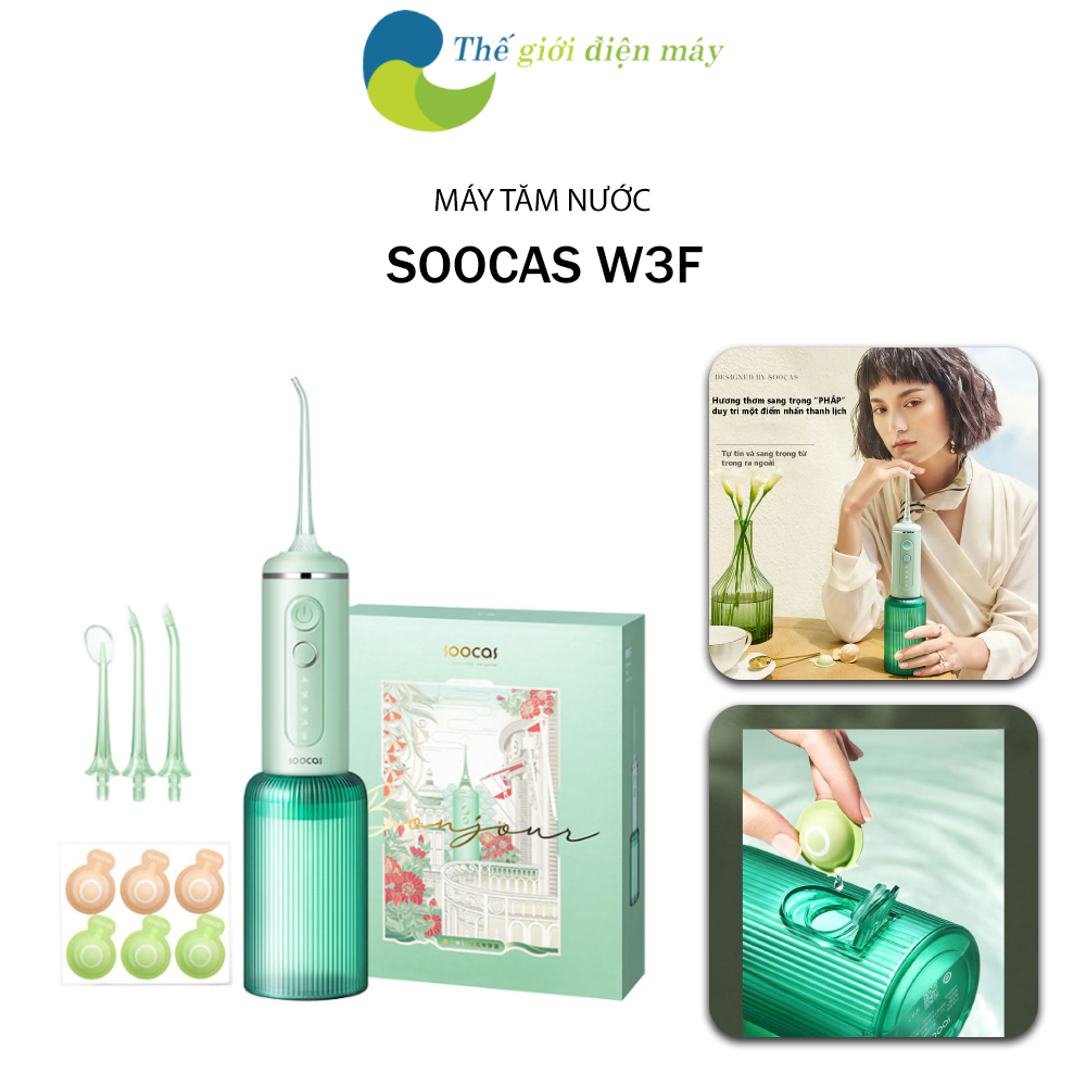 Tăm nước vệ sinh răng miệng Soocas W3F - Bảo hành 3 tháng | Shopee Việt Nam