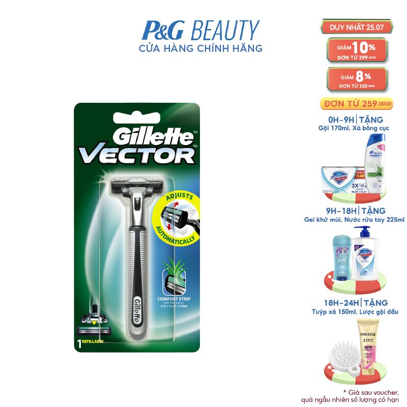 Dao Cạo Gillette Vector 1UP