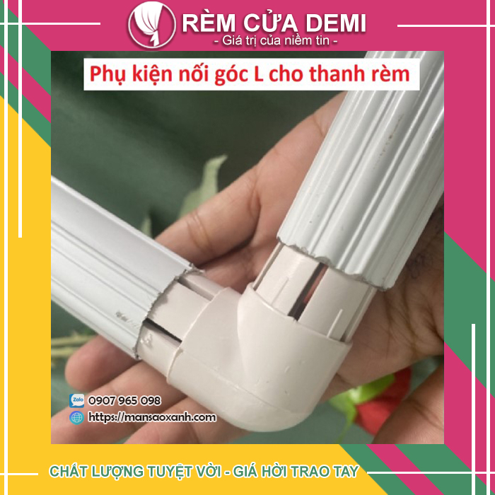 [PHỤ KIỆN RÈM] Co L nhựa nối thanh treo rèm co góc L - BÁN LẺ. | Shopee ...