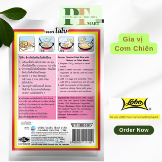 Gia vị chiên cơm rang cơm gói 25gr Lobo Thái. Oriental Fried Rice Seasoning Mix