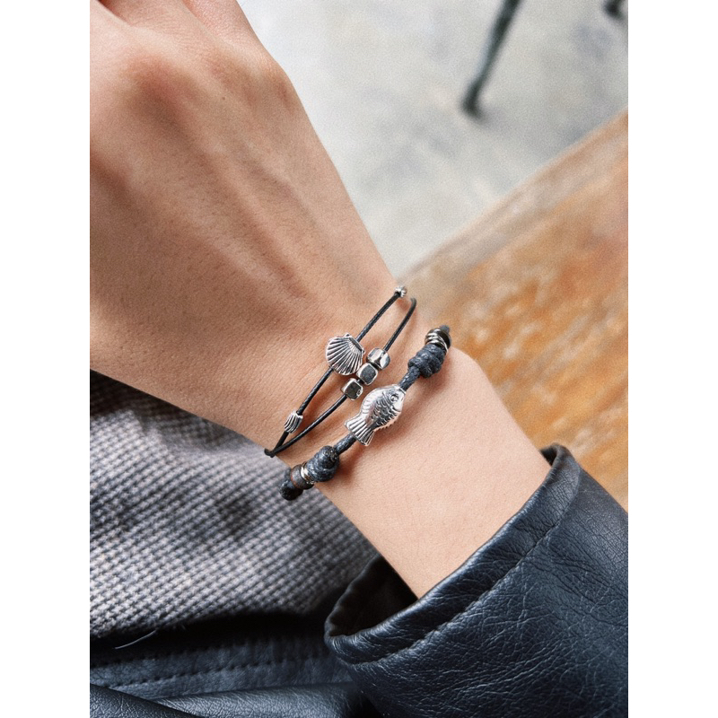 Set vòng Sakana - Vòng tay, vòng cổ / dây chuyền charm cá béo ú