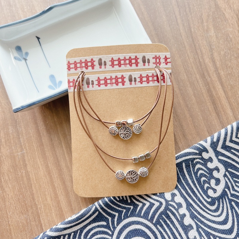 Vòng Aiko - vòng tay - vòng cổ / dây chuyền charm cây, charm xoắn vintage