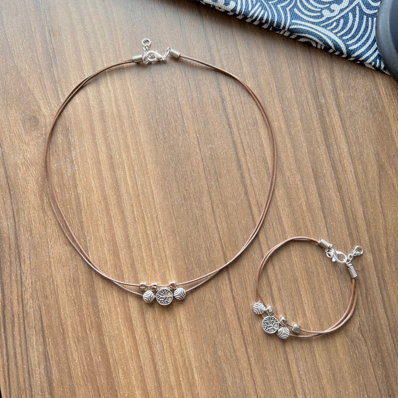 Vòng Aiko - vòng tay - vòng cổ / dây chuyền charm cây, charm xoắn vintage