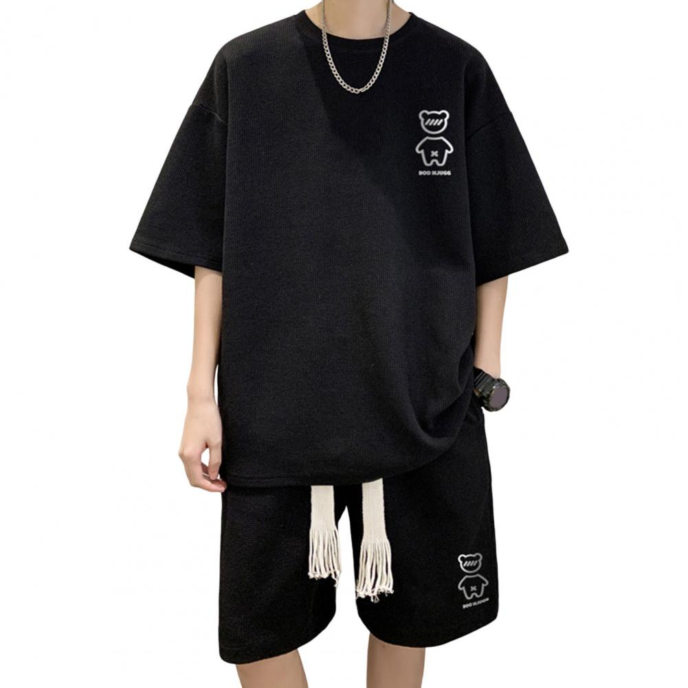 Set đồ bộ HappyFamily in logo Gấu DOO MJUGG năng động trẻ trung chất cotton 100 cao cấp