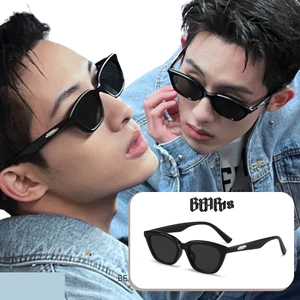 Kính mắt mắt mèo đen phong cách cá tính dành cho nam và nữ, kính đi biển, kính đơn giản dành cho nam