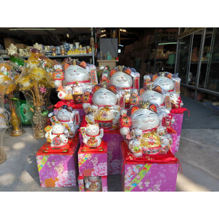 Mèo Thần Tài Các Cỡ Lớn nhỏ Vật phẩm phong thuỷ  lộc