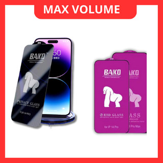 Kính cường lực Kingkong Baiko tím và Baiko chống nhìn trộm miếng dán màn hình iphone XS Max 11promax 12 promax 13 promax