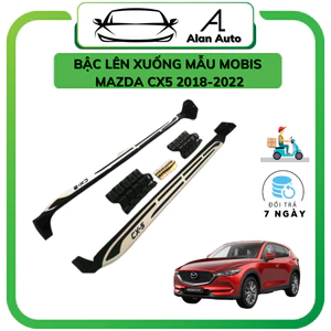 Bậc Lên Xuống xe MAZDA CX5 2018-2026, Bệ bậc dẫm lên xuống MẪU MOBIS CHỮ GÓC