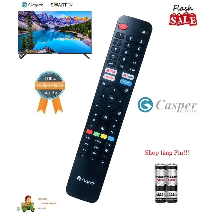 Remote Điều khiển TV Casper REMOTE L2 - HÀNG CHÍNH HÃNG Casper mới 100% ...