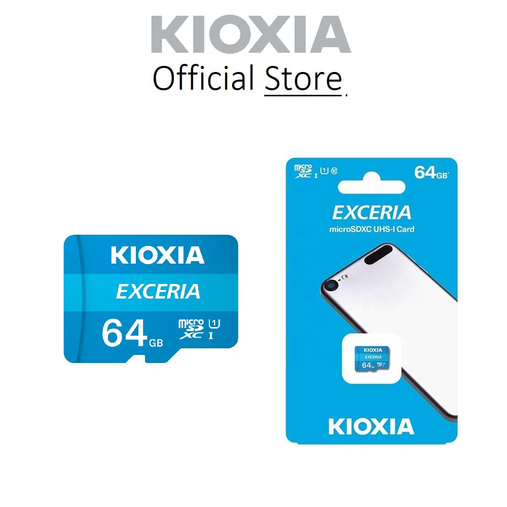 Thẻ nhớ 64GB KIOXIA Micro SDHC Class 10 UHS-I đọc 100mb/s ghi 30mb/s - Hàng Chính Hãng