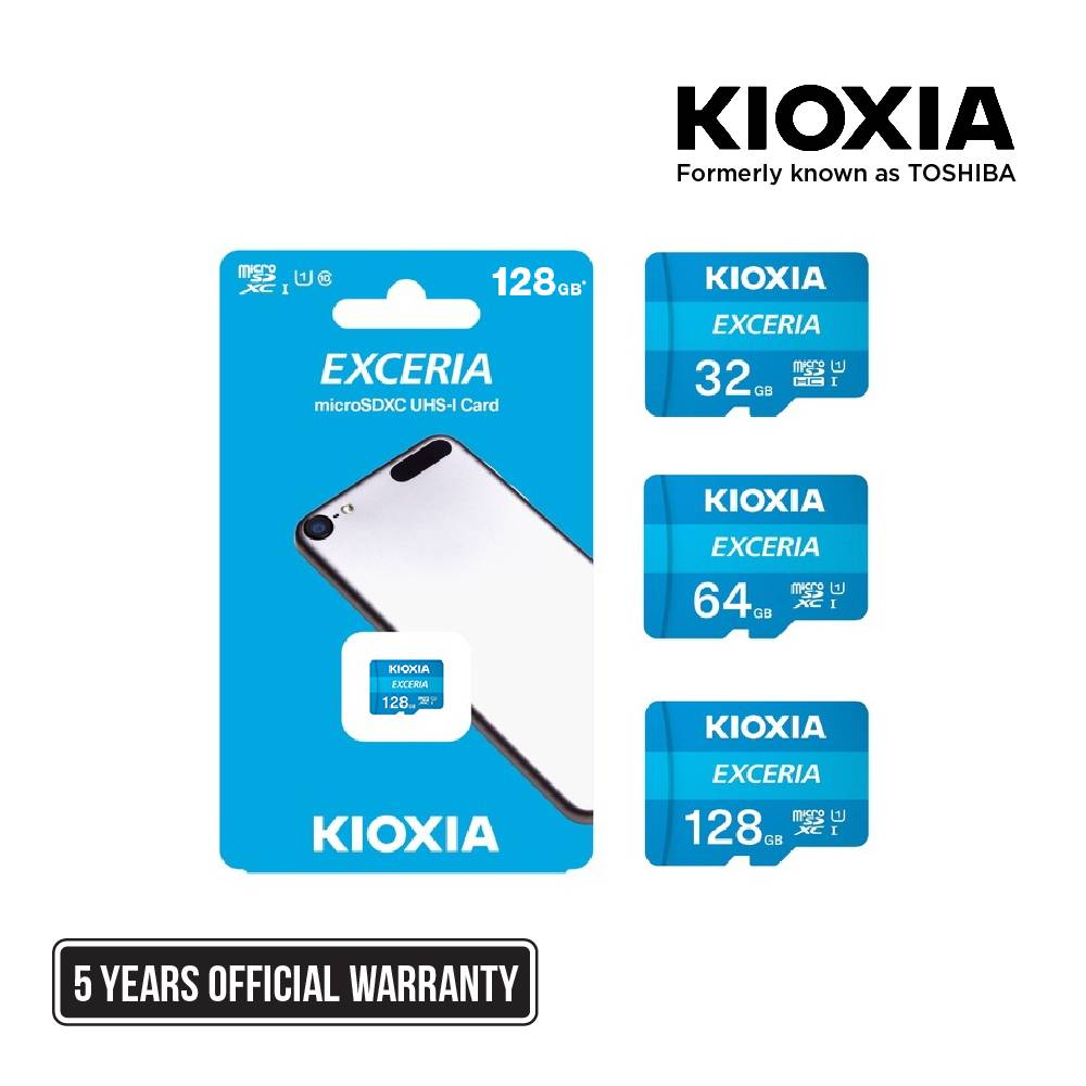 Thẻ nhớ 64GB KIOXIA Micro SDHC Class 10 UHS-I đọc 100mb/s ghi 30mb/s - Hàng Chính Hãng